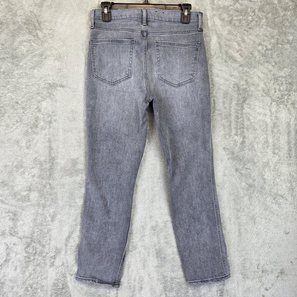 GAP Jeans Womens 6 28 Gray Vintage Slim Mid Rise Ankle Stretch Denim Pants - Picture 2 of 12